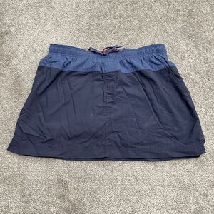 Columbia Sandy River Mini Active Skort Skirt Womens Medium Blue Drawstring Nylon